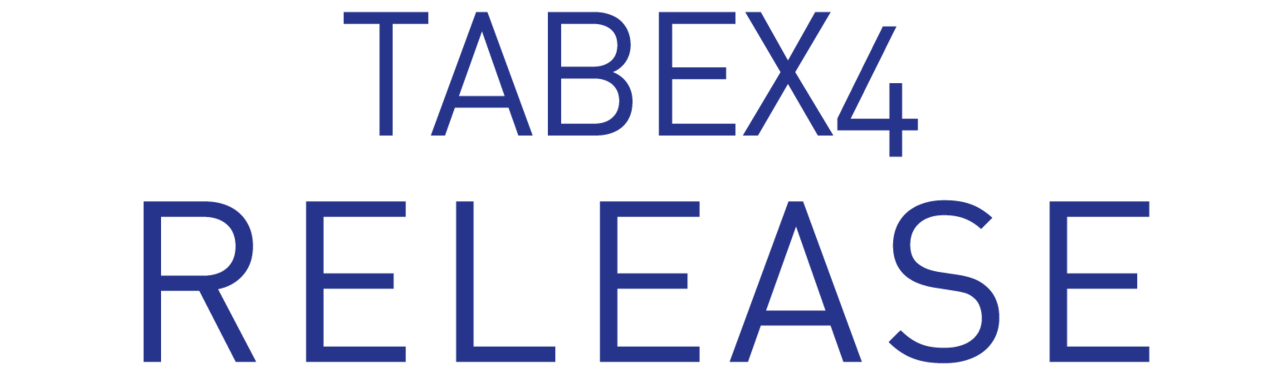 Text "TABEX4 Release".